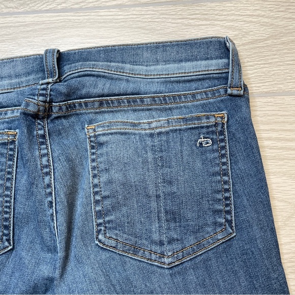 Rag & Bone Ankle Skinny Medium Wash Raw Hem Jeans Women’s size 27 - Picture 10 of 14